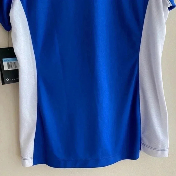 Nike Dri-Fit Blue and White Alabama Crimson Tide Polo Shirt, Women’s Medium - Picture 14 of 15